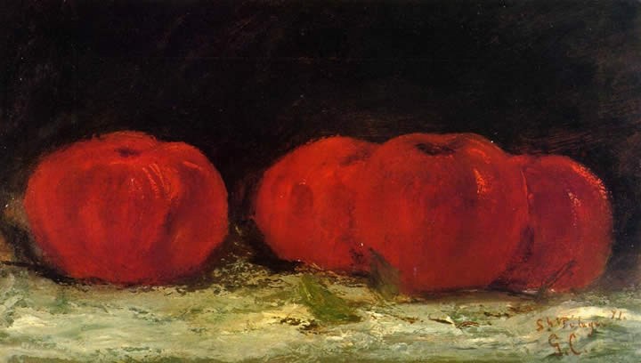 Gustave Courbet Red Apples